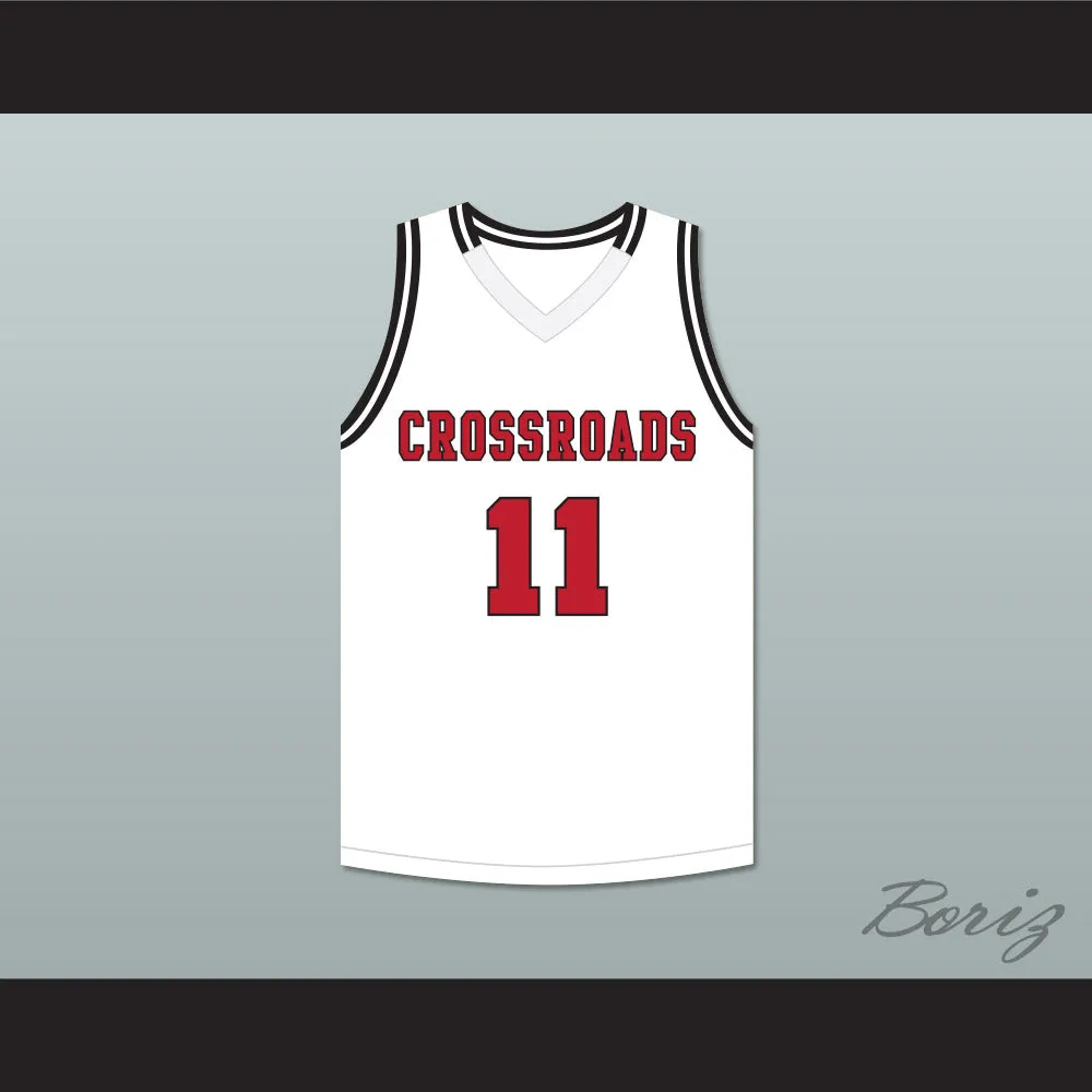 Shareef O'Neal 11 Crossroads School Roadrunners White Basketball Jersey 2