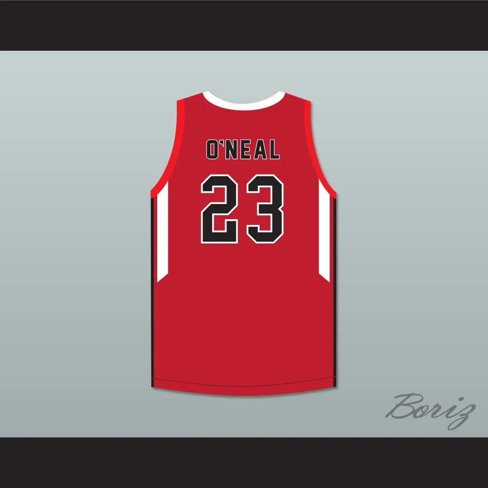 Shareef O'Neal 23 Crossroads School Roadrunners Red Basketball Jersey 2