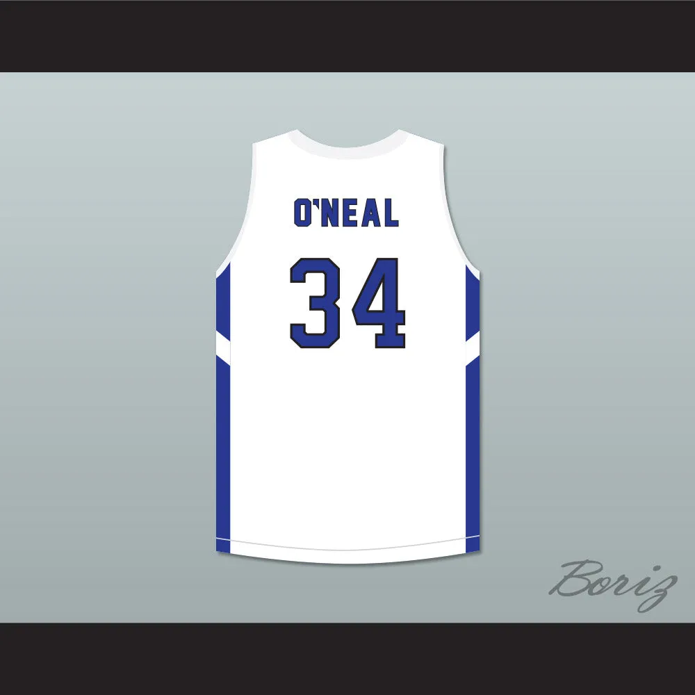 Shareef O'Neal 34 Windward School Wildcats White Basketball Jersey 2