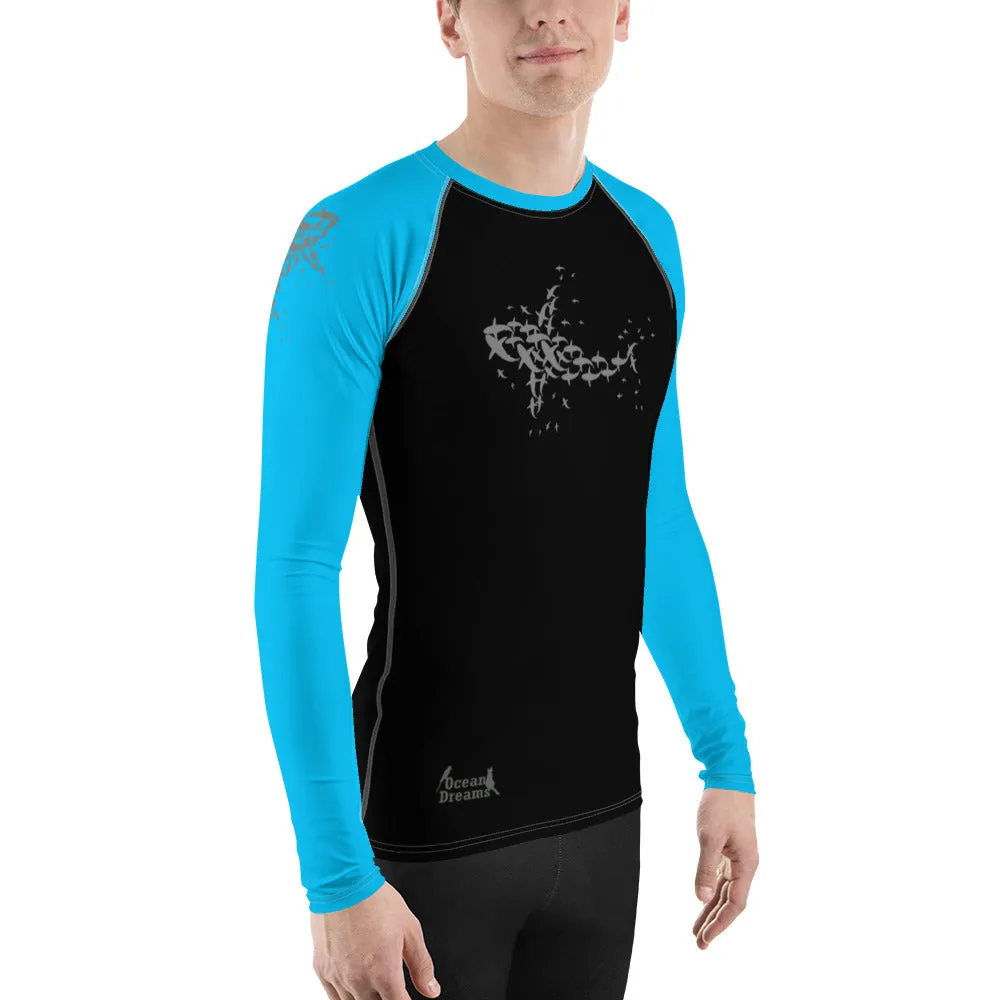 Sharks Everywhere Men's Rash Guard