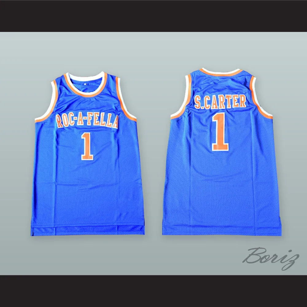 Shawn Carter 1 Roc-A-Fella Blue Basketball Jersey