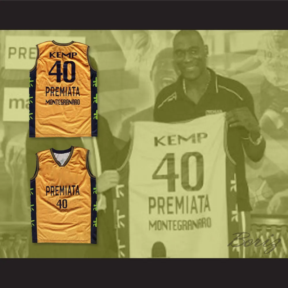 Shawn Kemp 40 Premiata Montegranaro Basketball Jersey