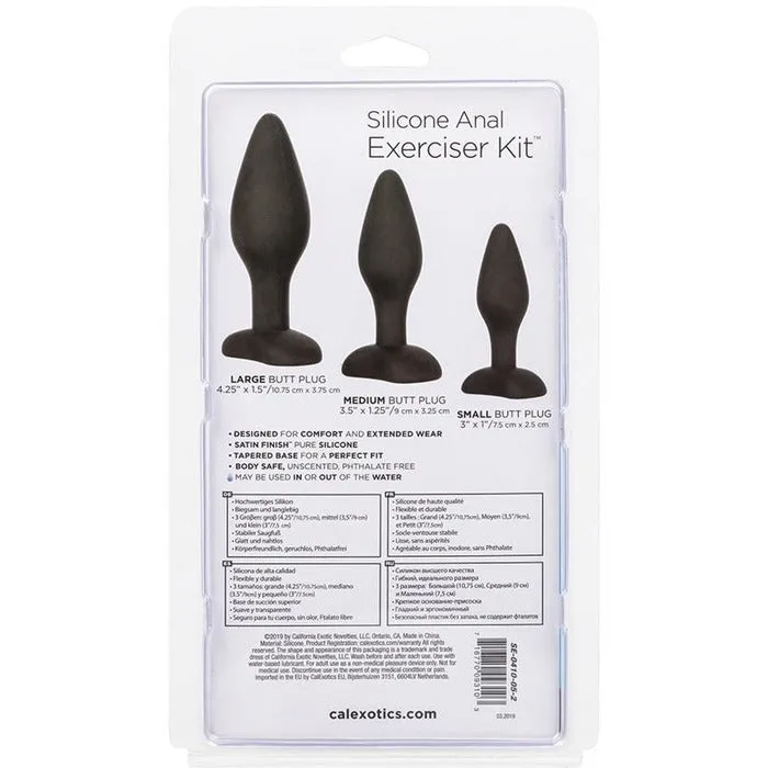 Silicone Anal Exerciser Kit
