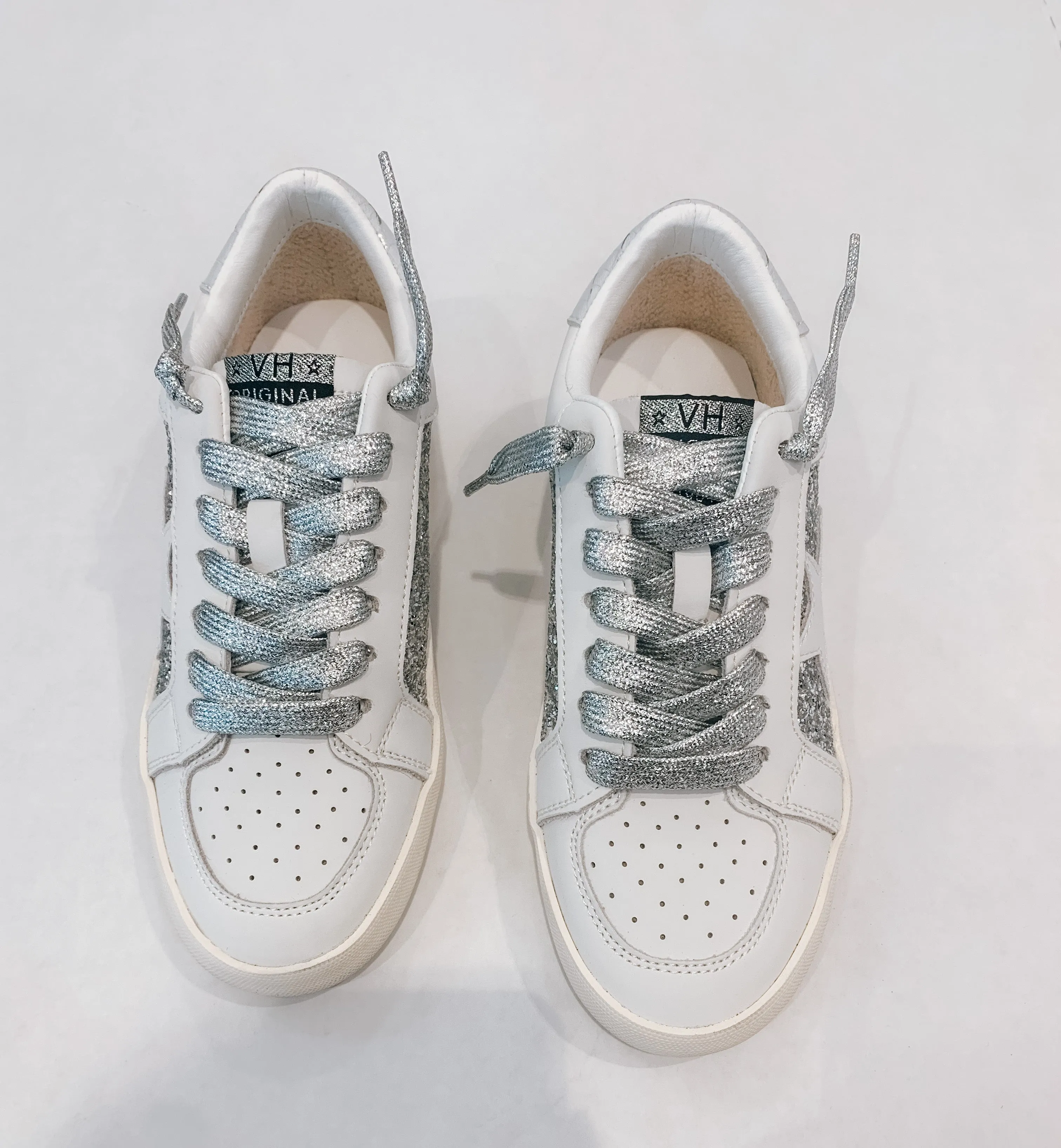 Silver Glitter Sneaker