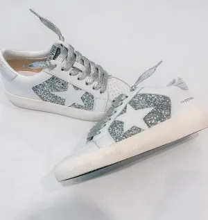 Silver Glitter Sneaker