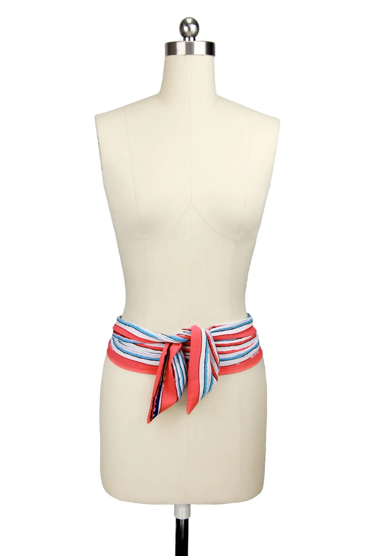 Skinny Striped Scarf