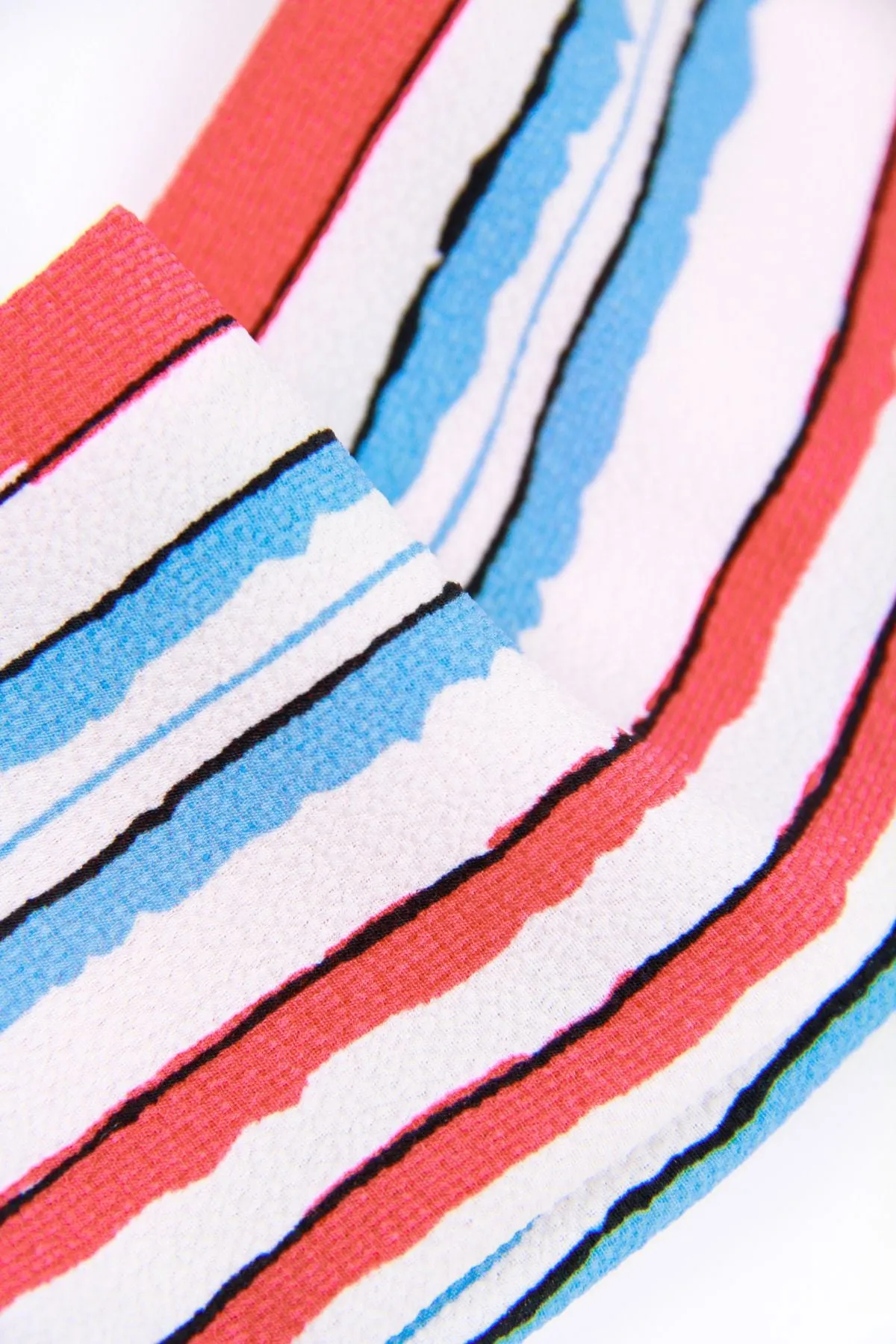 Skinny Striped Scarf