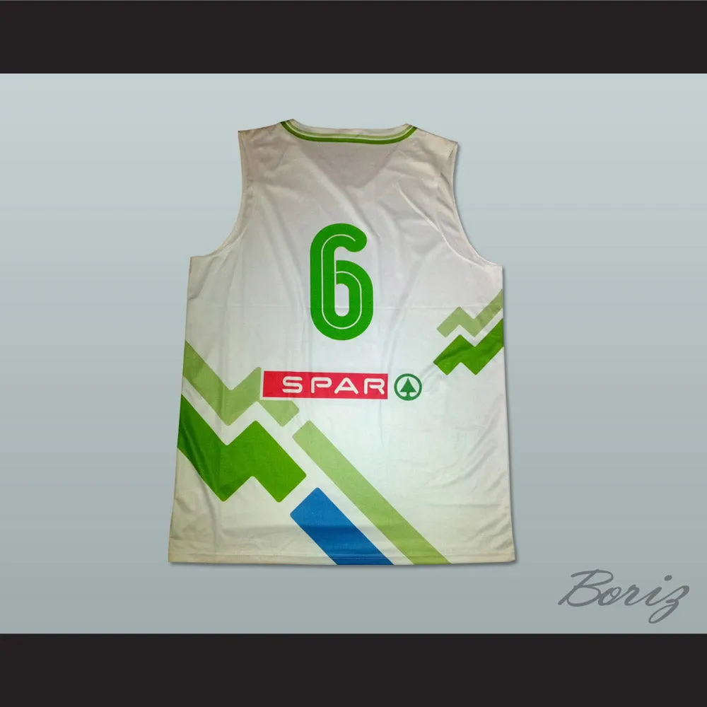 Slovenia White Basketball Jersey