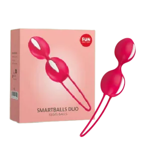 SMARTBALLS DUO - KEGELS BALLS - WHITE/INDIARED