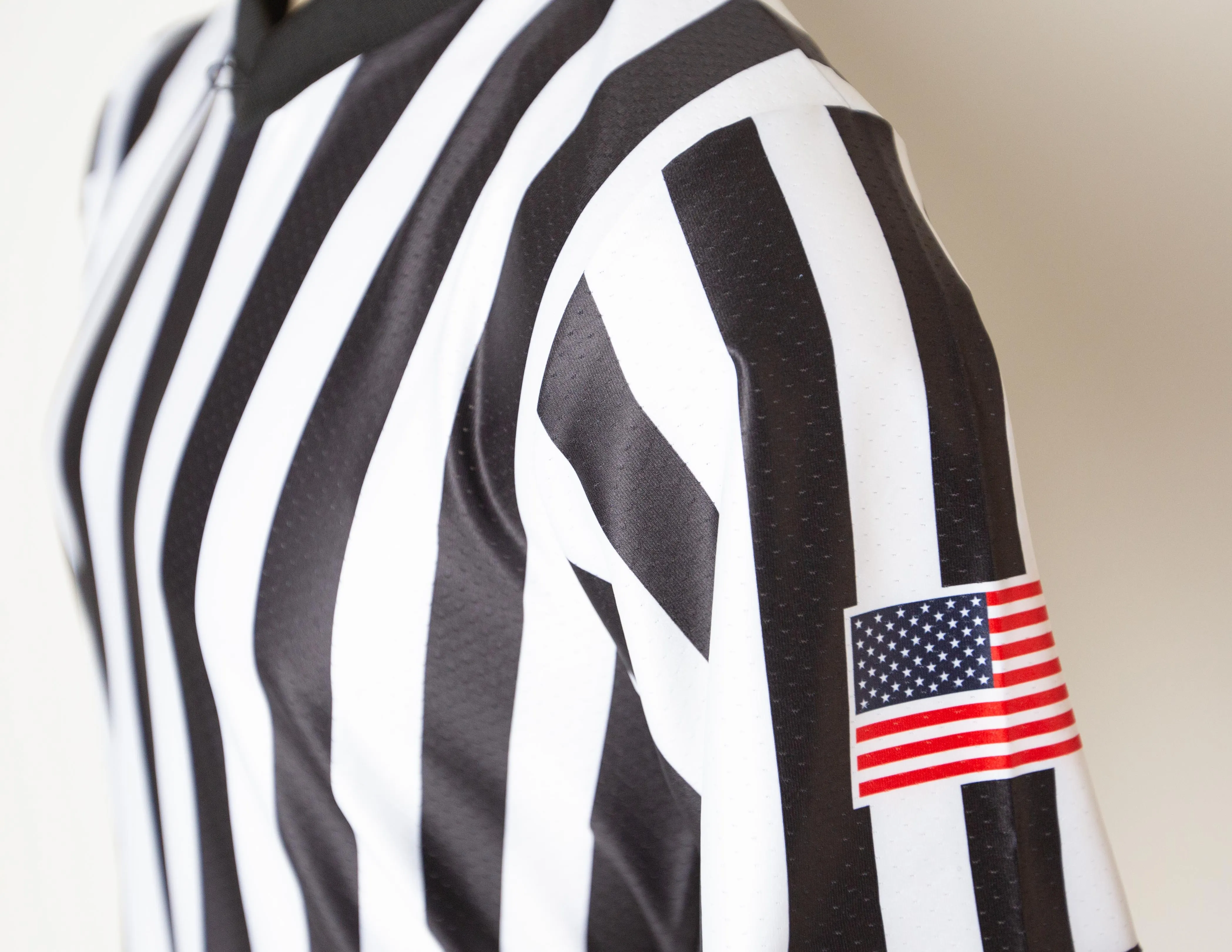 Smitty Body Flex 1" Stripe V-Neck Shirt-WIDE PANEL