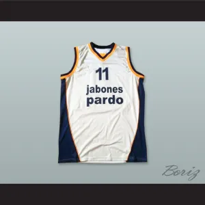 Solana 11 Baloncesto Fuenlabrada White Basketball Jersey
