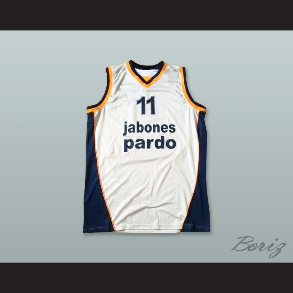 Solana 11 Baloncesto Fuenlabrada White Basketball Jersey