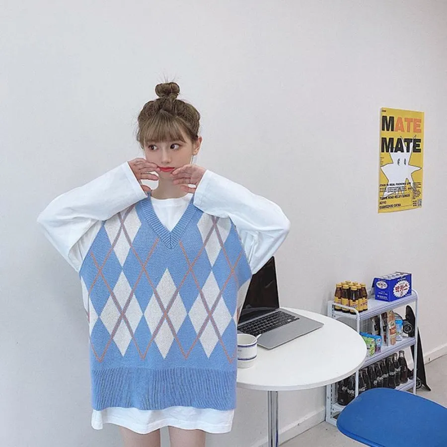 Solid Oversize Round Neck Pullover Basic Shirt