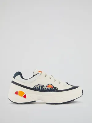 Sparta White Leather Sneakers