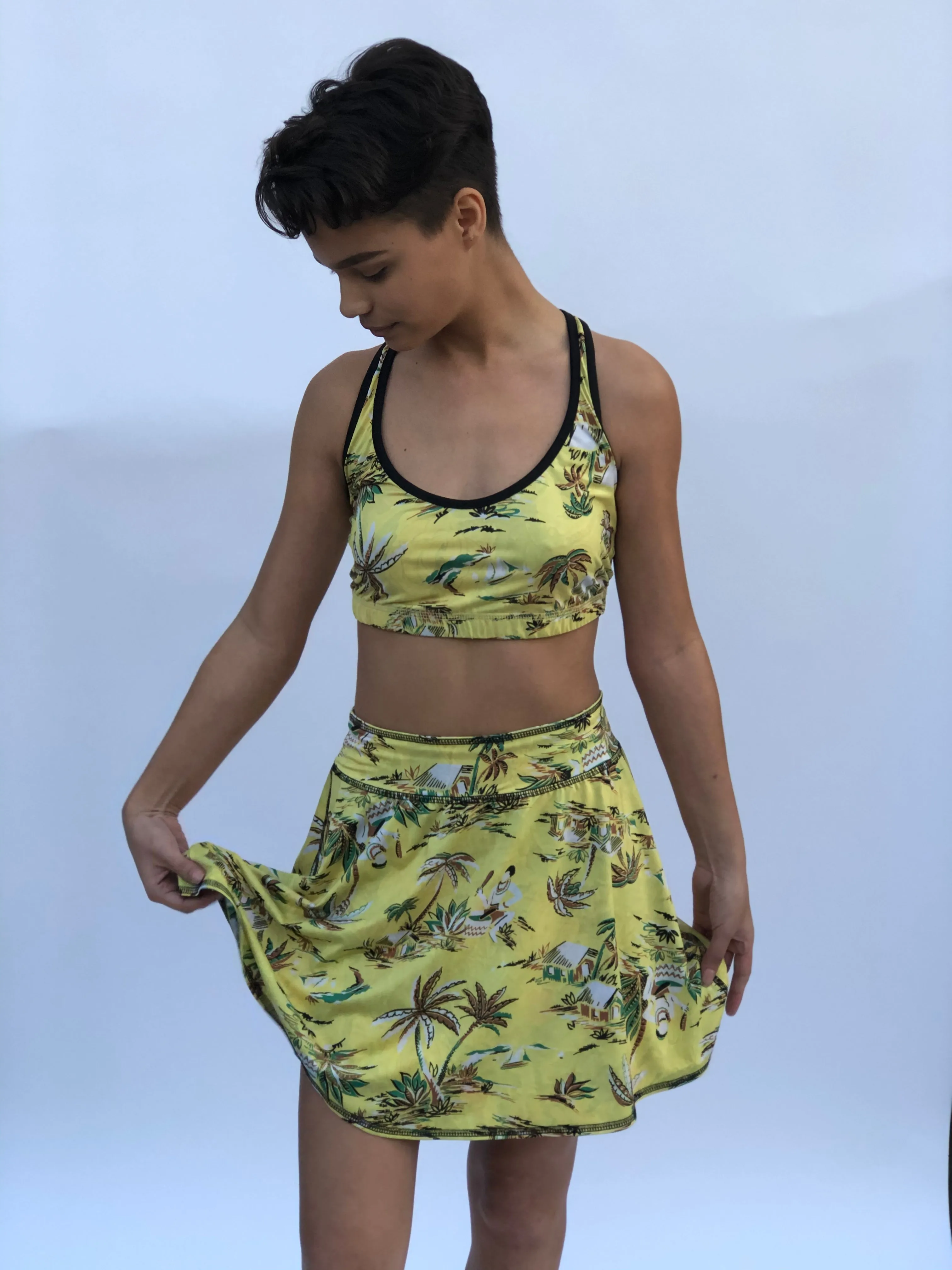 SPORTS BRA BRALET TAHITIAN LOVE/GONE BANANAS