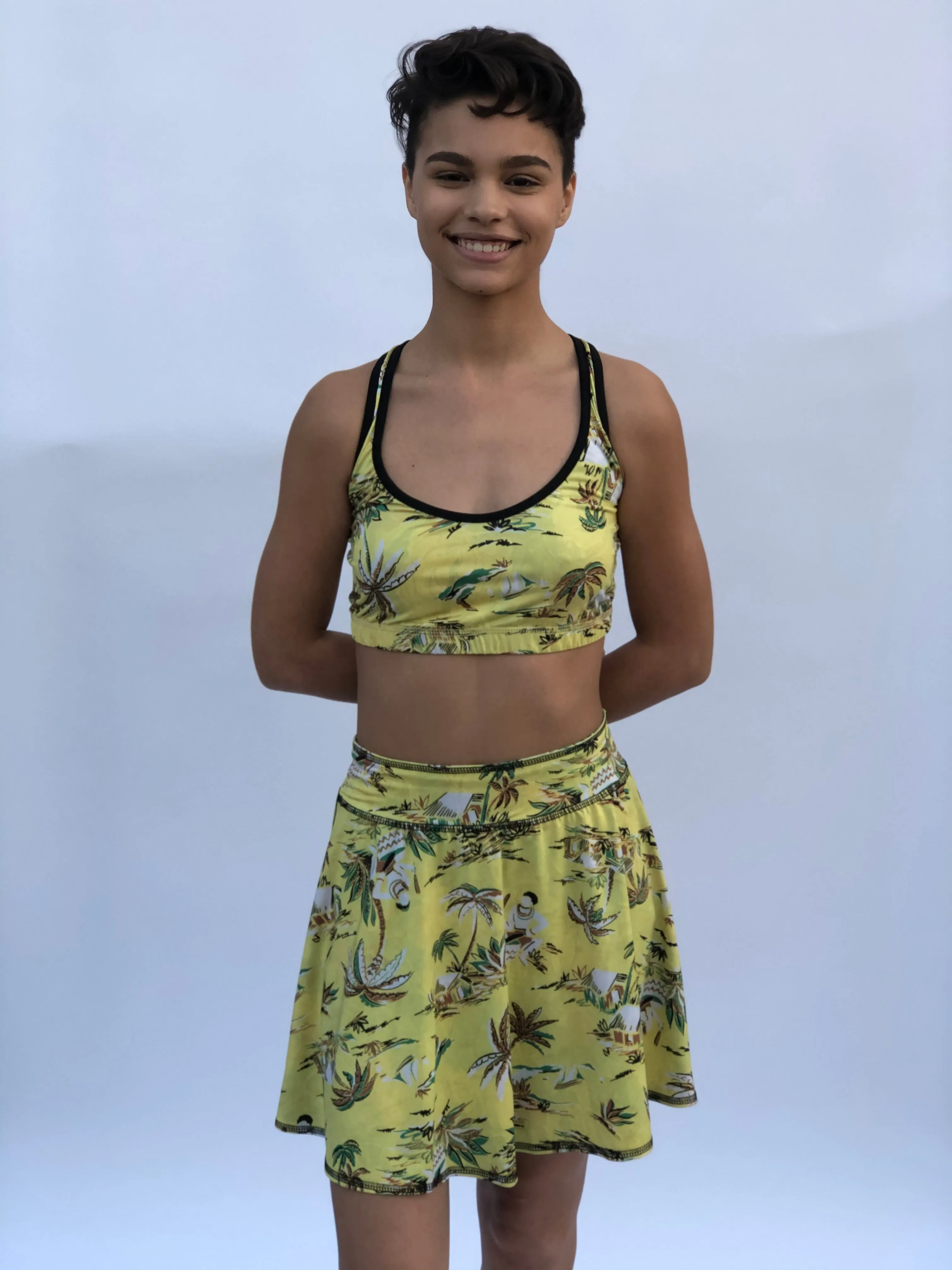 SPORTS BRA BRALET TAHITIAN LOVE/GONE BANANAS
