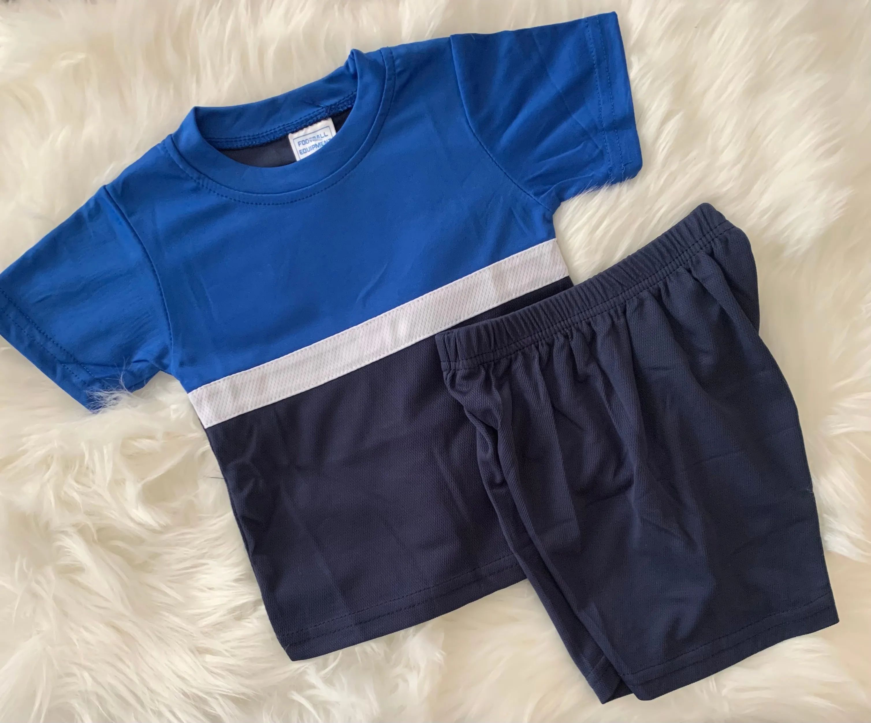 Sports Shorts and T-Shirt Set - Blue