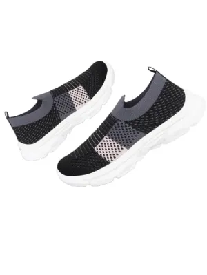SPRENGE Casual Sneaker Running Shoes for Boys & Girls Black Grey