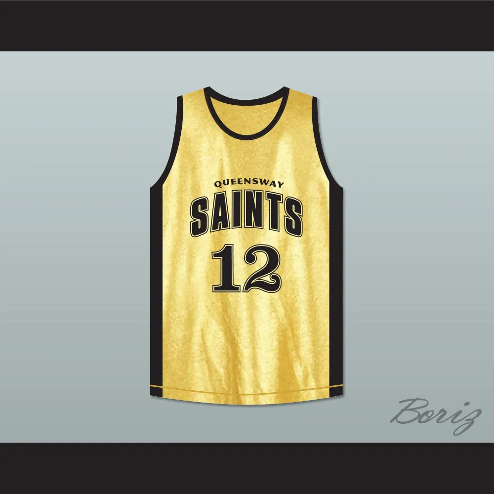 Stephen Curry 12 Queensway Christian College Saints Toronto Basketball Jersey