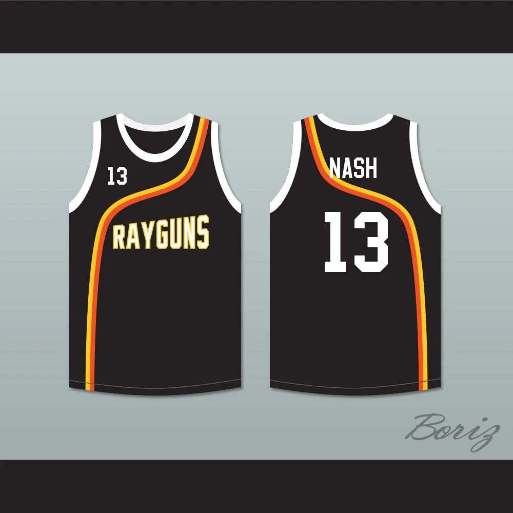 Steve Nash 13 Roswell Rayguns Black Basketball Jersey