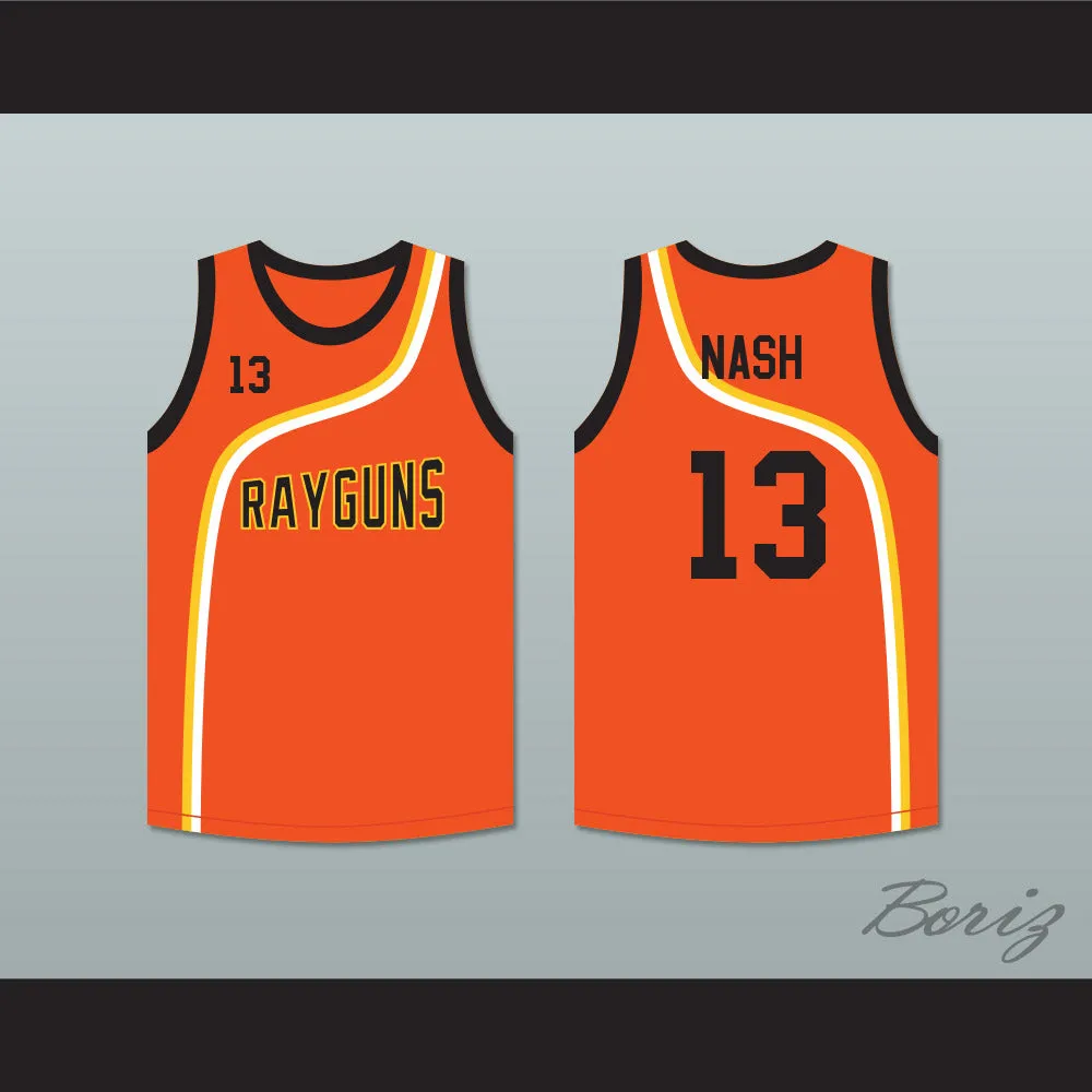 Steve Nash 13 Roswell Rayguns Orange Basketball Jersey