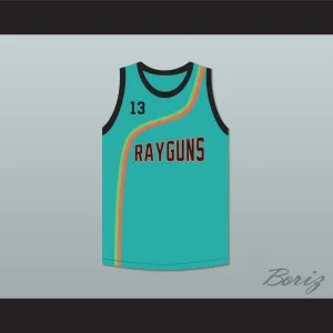 Steve Nash 13 Roswell Rayguns Teal Basketball Jersey