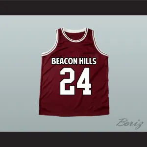 Stiles Stilinski 24 Beacon Hills Basketball Jersey Teen Wolf