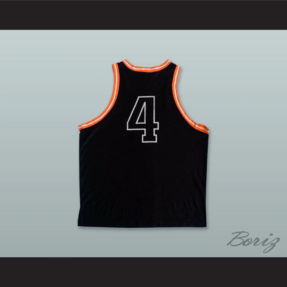 Stone Temple Pilots 4 Black Basketball Jersey