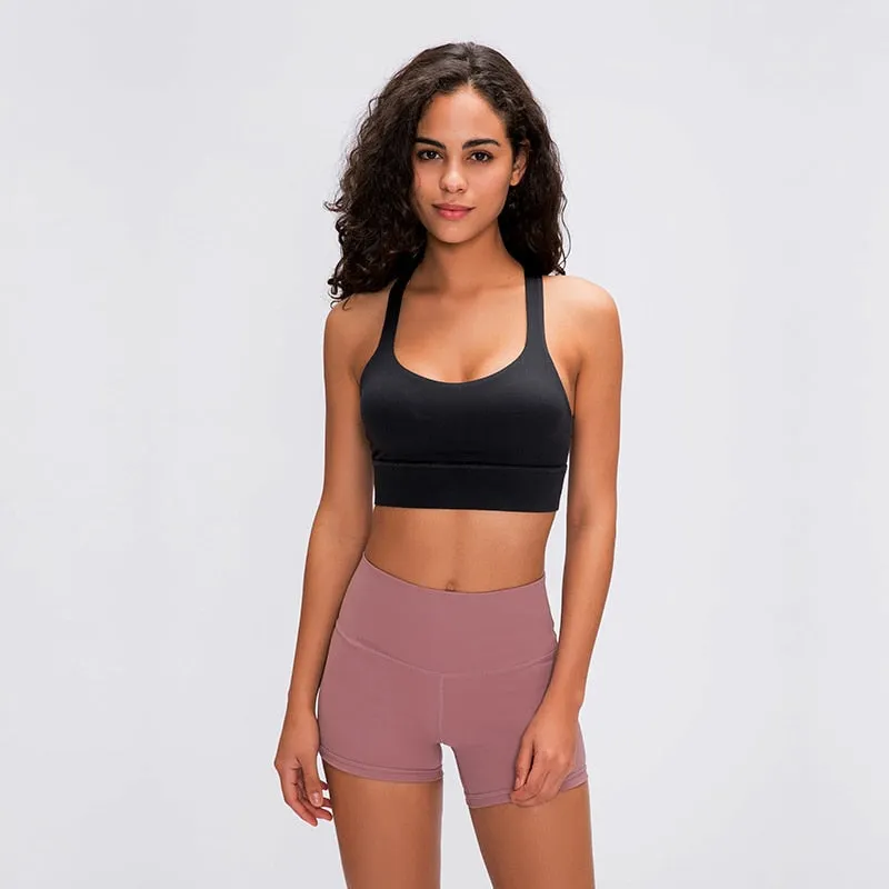 Strappy Back Sports Bra