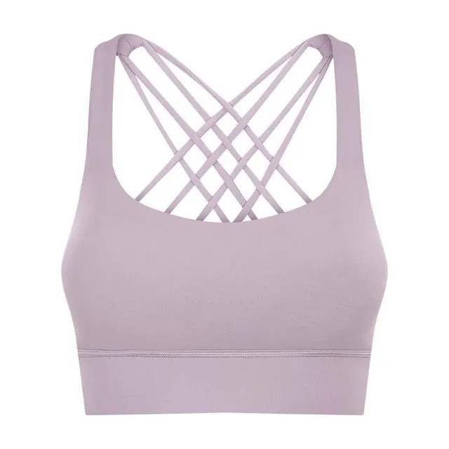 Strappy Back Sports Bra