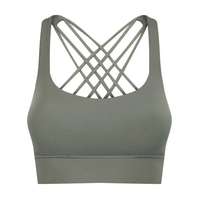 Strappy Back Sports Bra