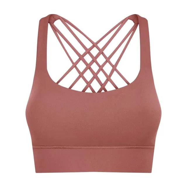 Strappy Back Sports Bra