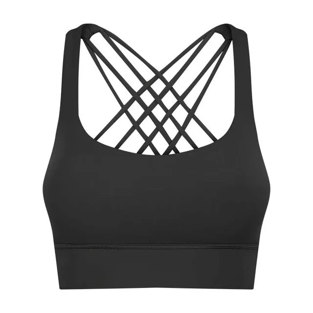 Strappy Back Sports Bra