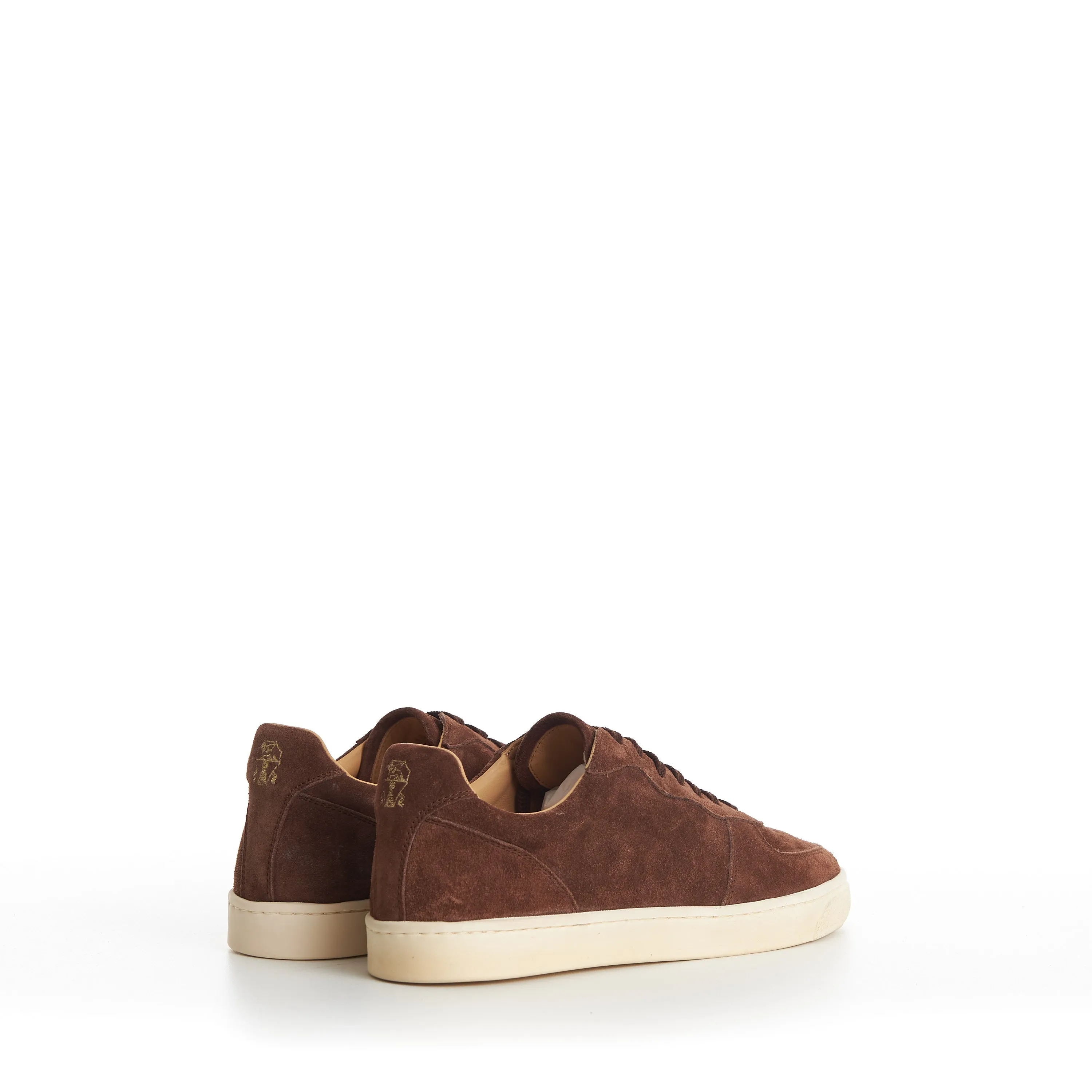 Suede Sneakers With Natural Rubber Sole
