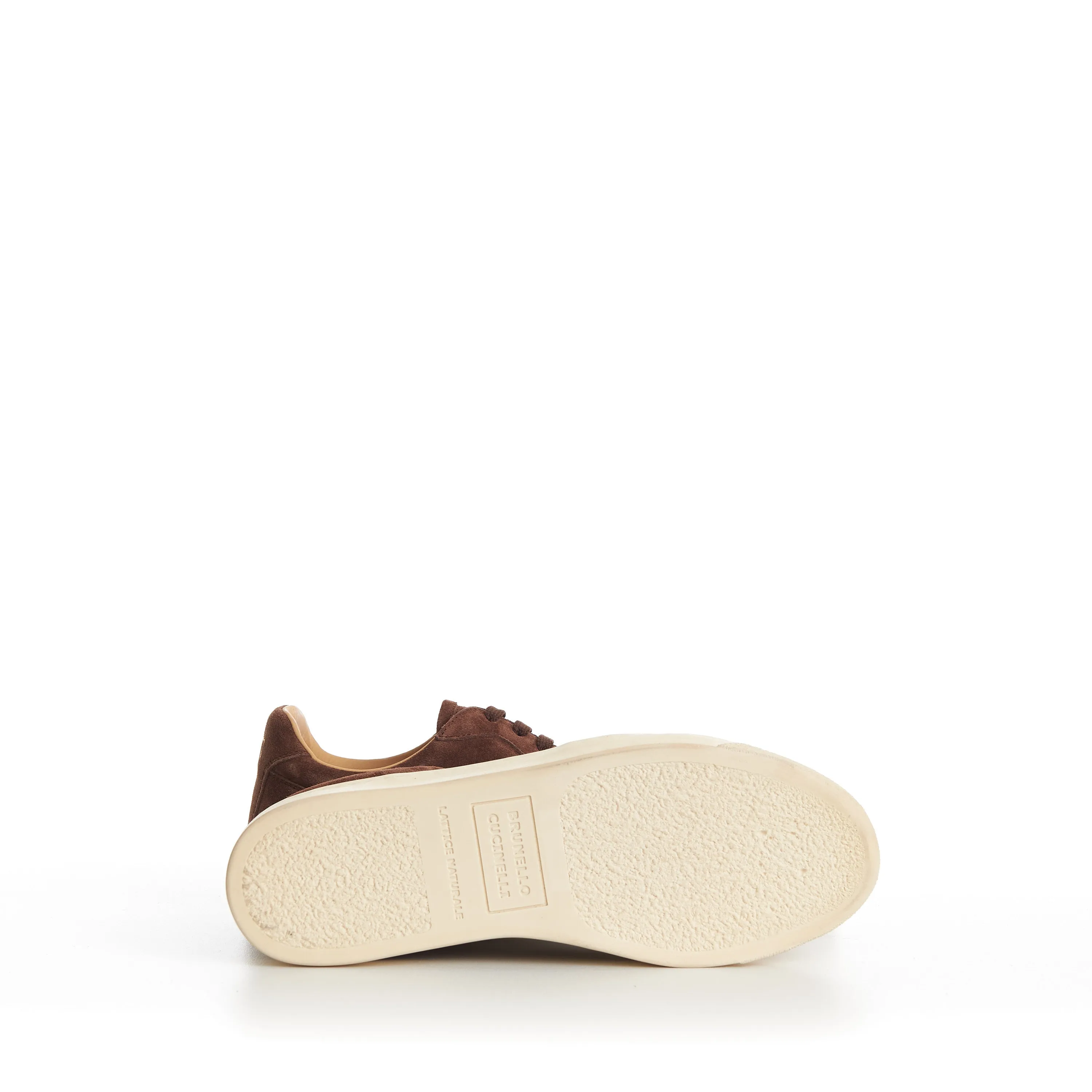 Suede Sneakers With Natural Rubber Sole
