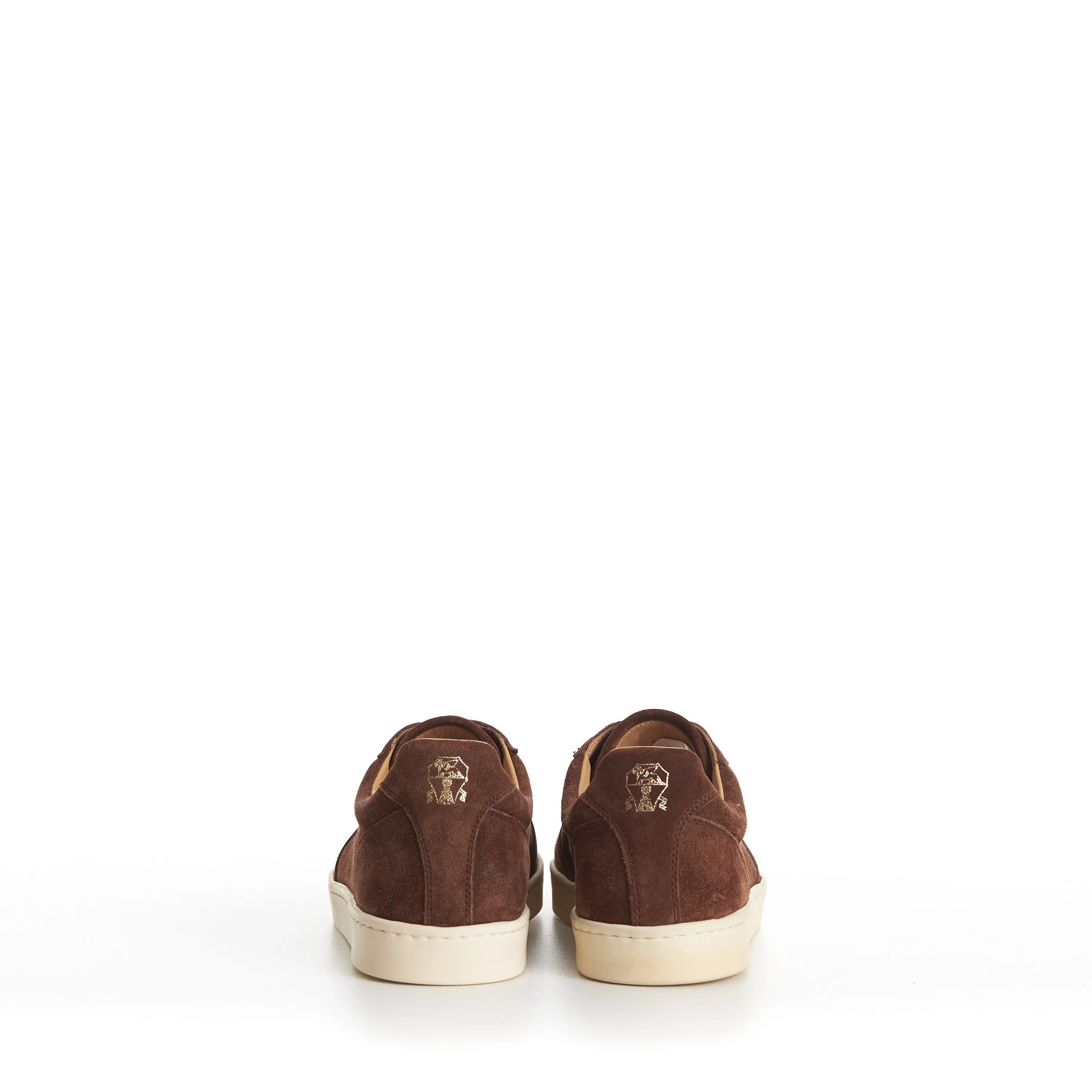 Suede Sneakers With Natural Rubber Sole
