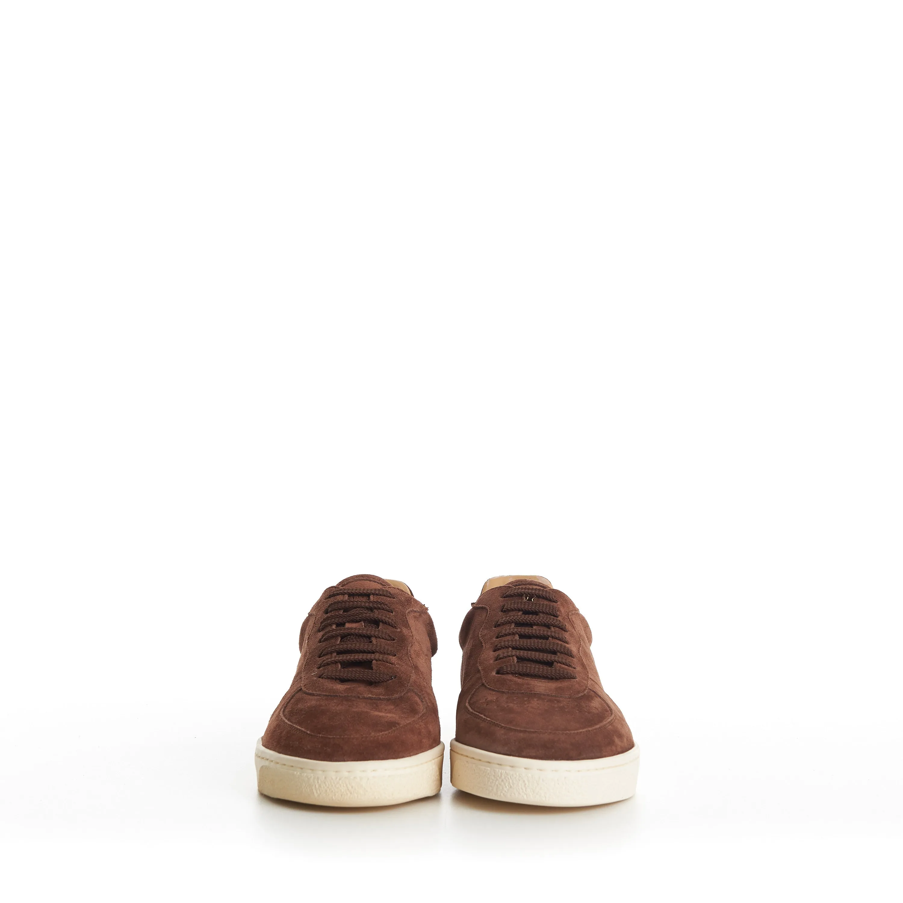 Suede Sneakers With Natural Rubber Sole