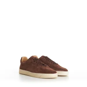 Suede Sneakers With Natural Rubber Sole