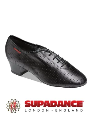 Supadance 1026 - Black Perforated Leather
