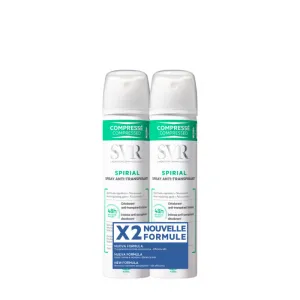 SVR Spirial Duo Antiperspirant Spray 2x75ml