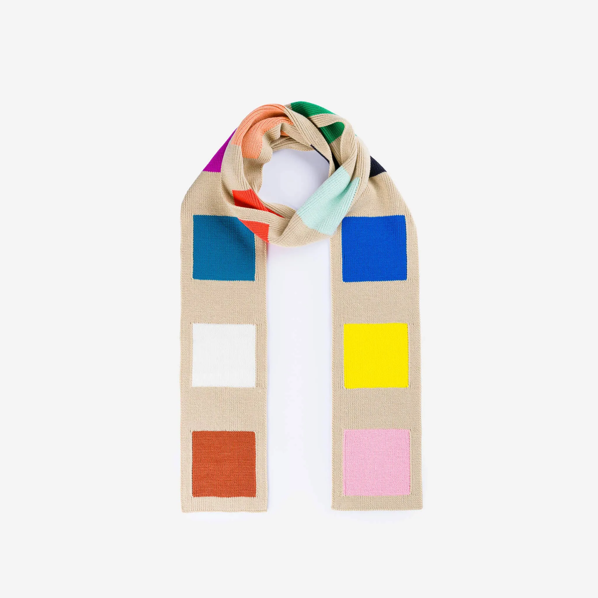 Swatch Skinny Scarf: Black
