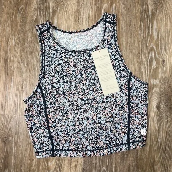 Sweaty Betty Kenza Power Crop Vest Tank Size XS