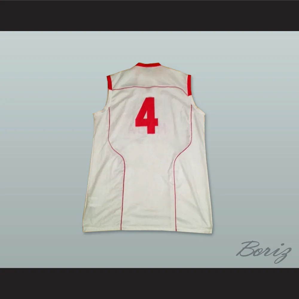 Switzerland Helvetia 4 National Team White Basketball Jersey