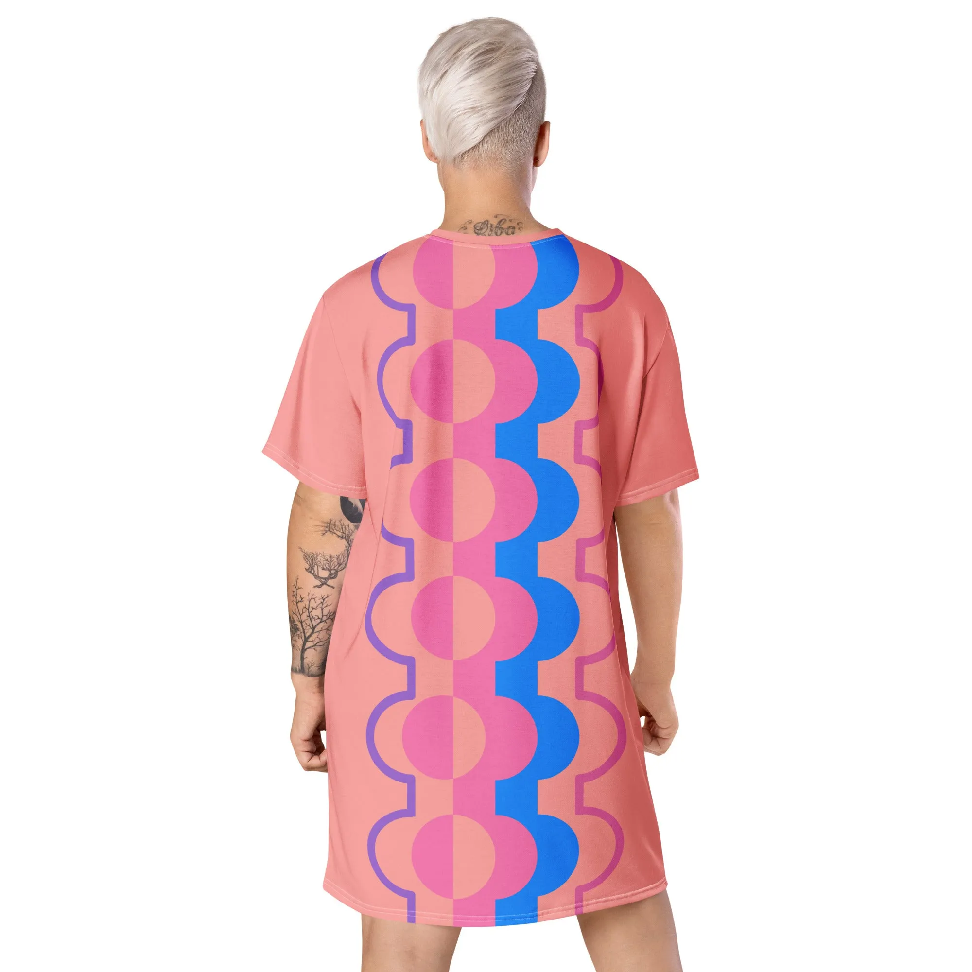 T-shirt Dress, Mid Century Pastel