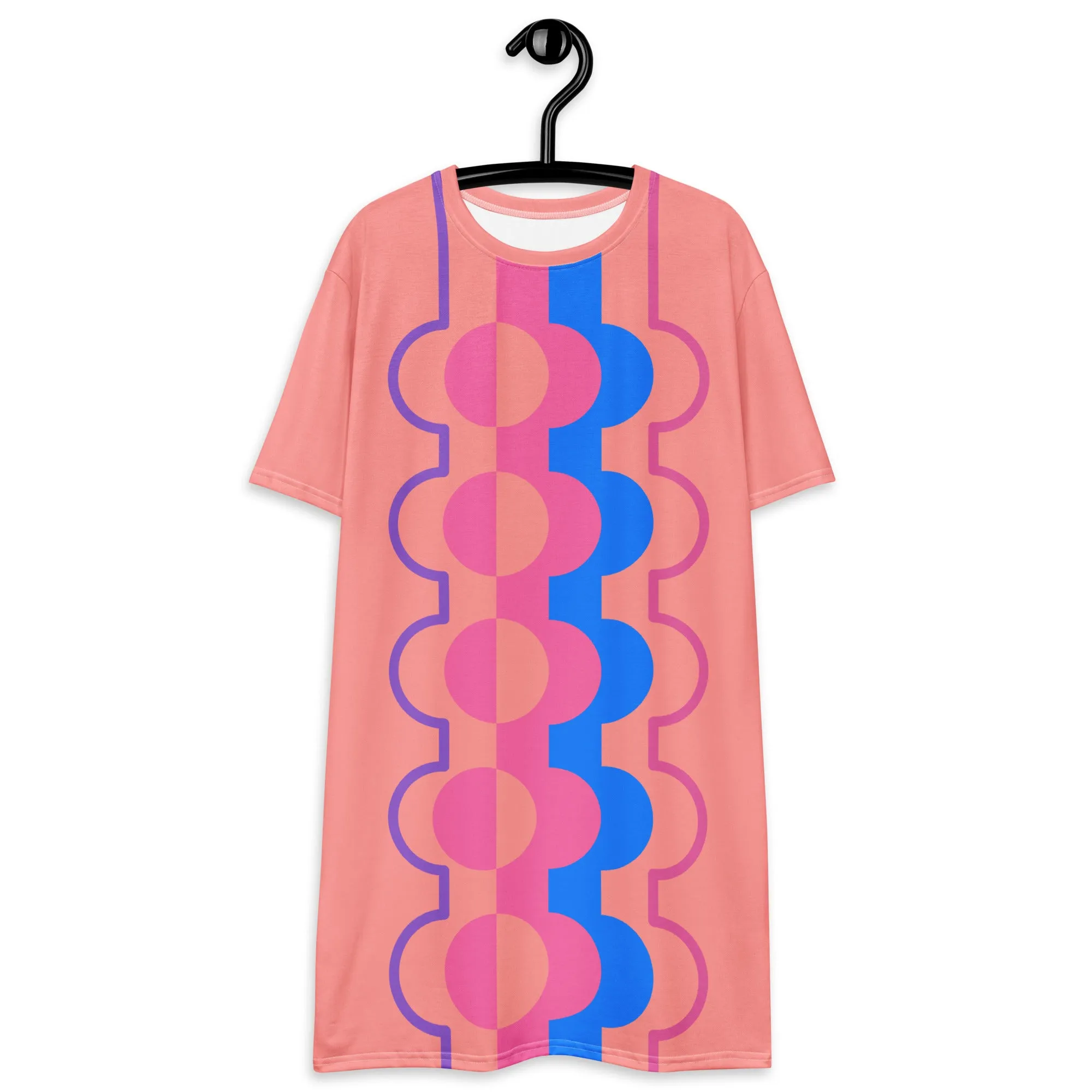T-shirt Dress, Mid Century Pastel