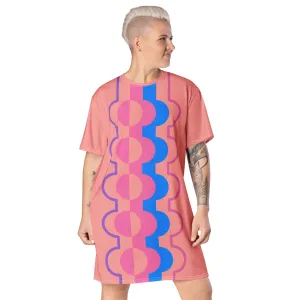 T-shirt Dress, Mid Century Pastel