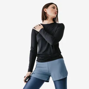 T-shirt manches longues running femme - sun protect