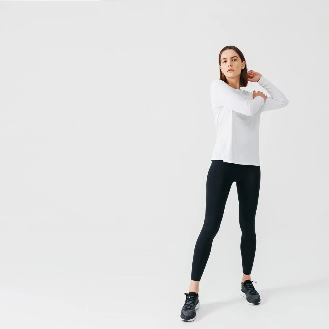 T-shirt manches longues running femme - sun protect