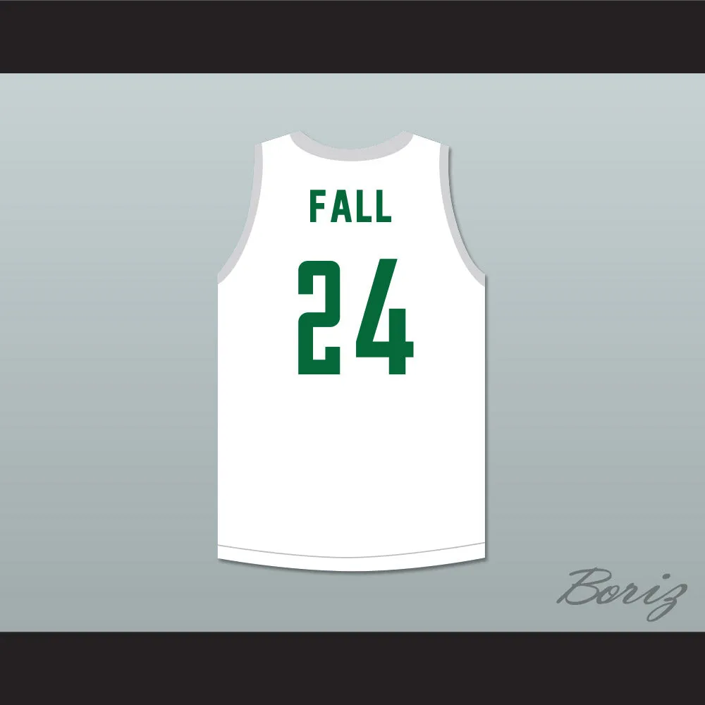 Tacko Fall 24 Liberty Christian Prep White Basketball Jersey