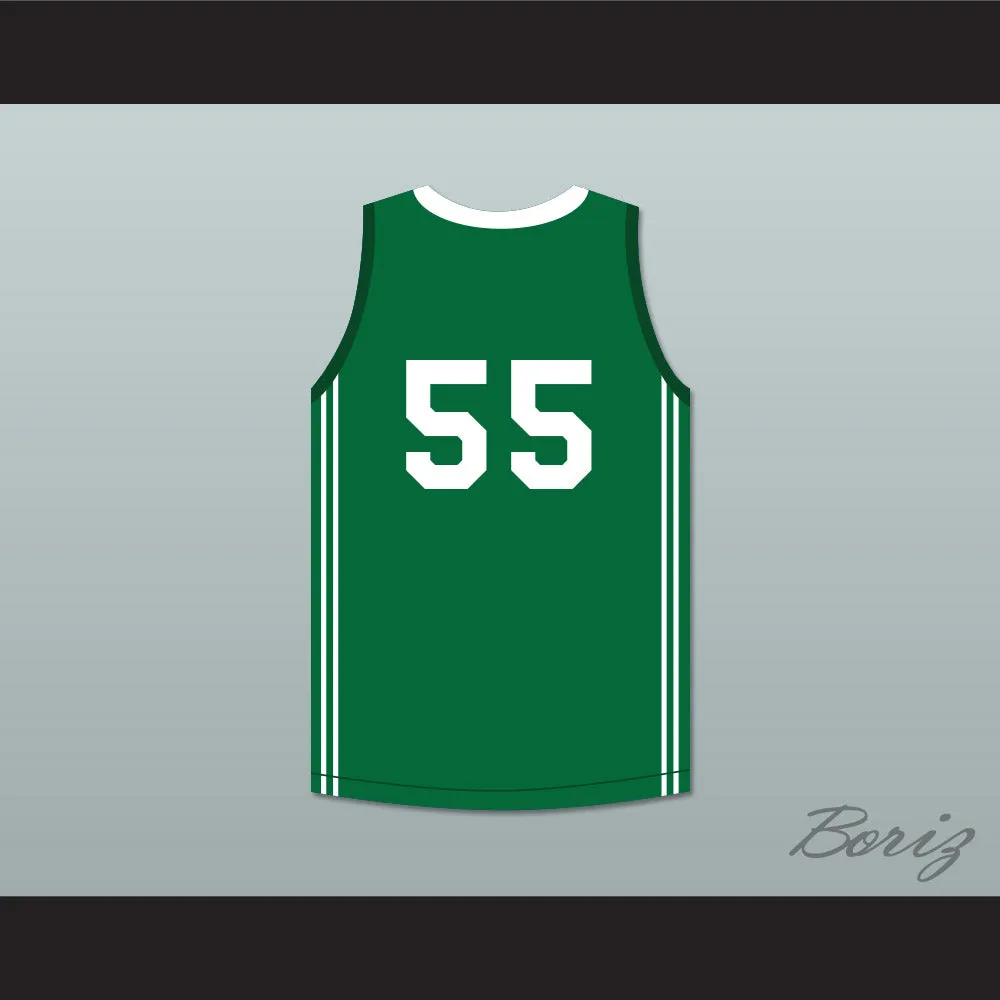Tacko Fall 55 Liberty Christian Prep Lions Green Basketball Jersey